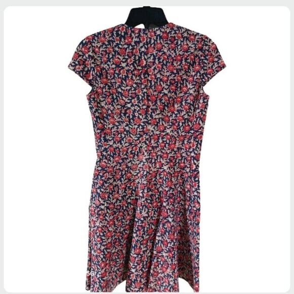 Tory Burch Calico Fit & Flare Floral Ponte Dress XS NWOT - Picture 7 of 9
